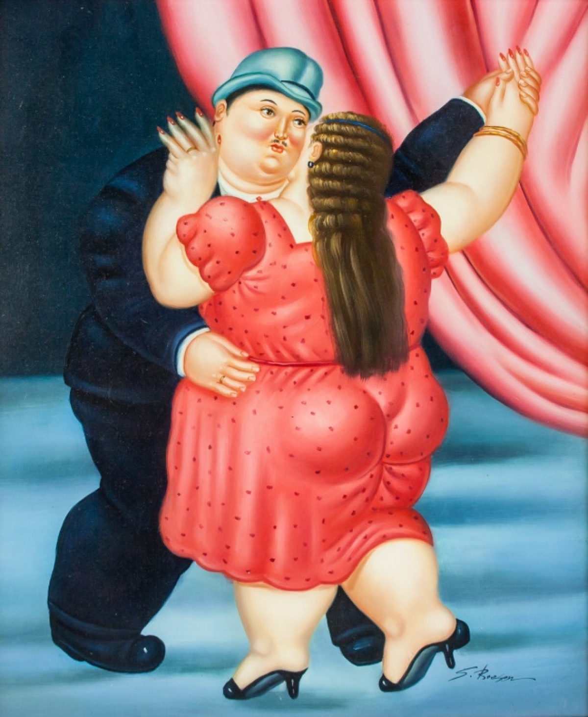Fernando Botero 888 Auctions fine paintings