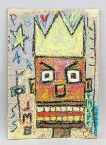 Jean-Michel Basquiat Signed American Neo-Expressionist Mixed Media_full