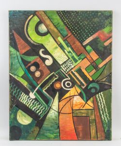 George Braque French Cubist Oil on Canvas Signed_full