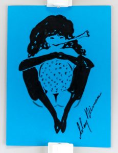 LeRoy Neiman Signed US Pop Art Ink Femlin