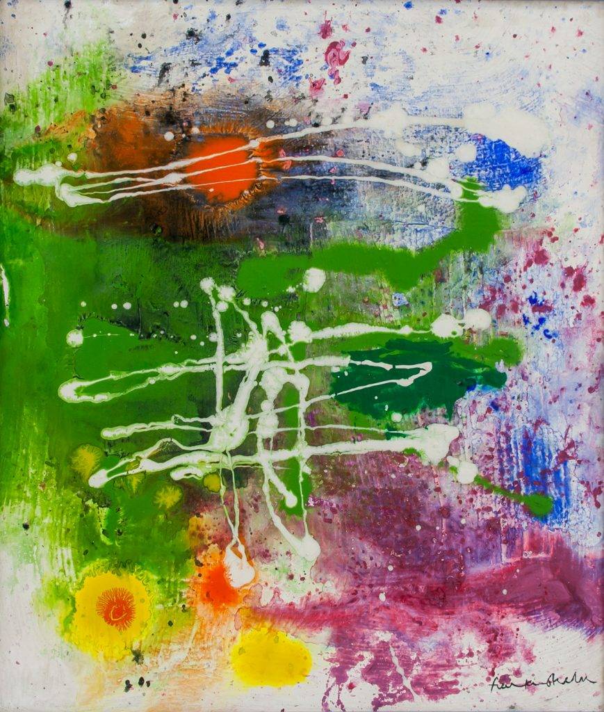 Helen Frankenthaler American Abstract Oil on Canvas