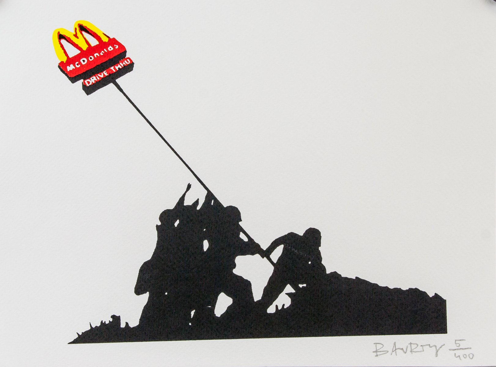 Banksy British Pop Art Silkscreen Lithograph 5/300