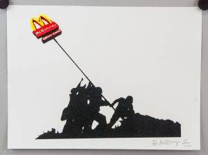Banksy British Pop Art Silkscreen Lithograph 5/300
