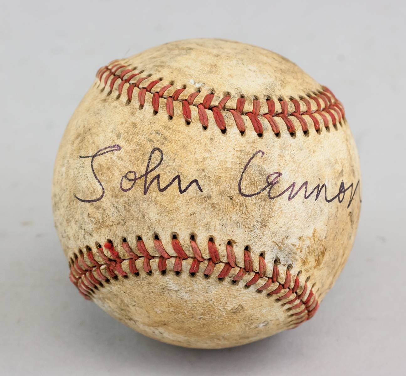 John Lennon Autographed Baseball JSA Letter