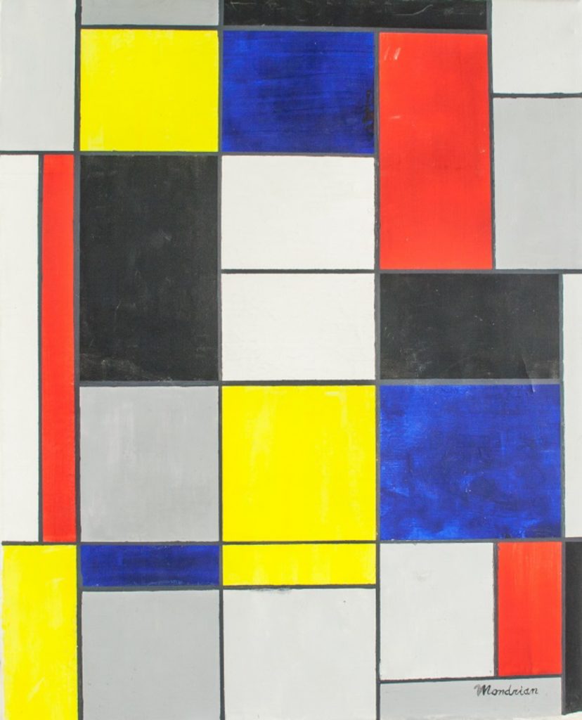 Piet Mondrian Dutch Oil Geometric Abstract for Auction at on May 9 ...