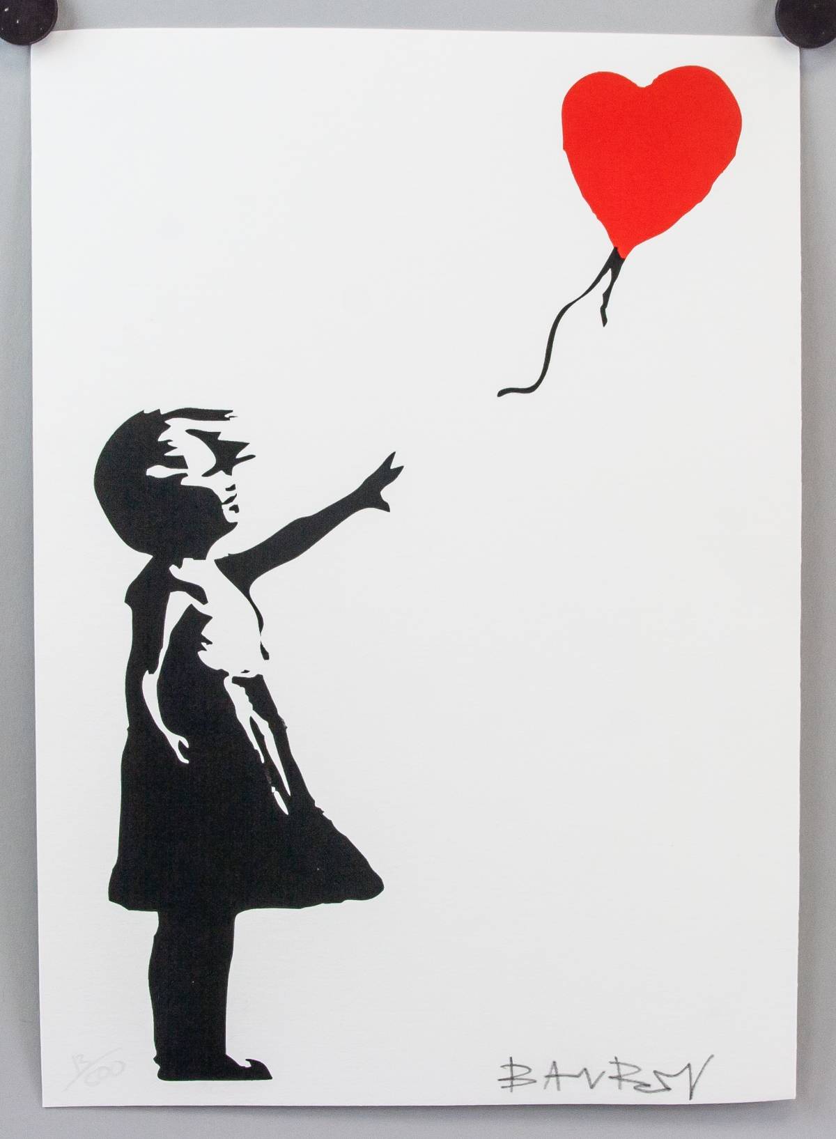 Banksy British Pop Silkscreen Litho 13 500 Signed For Auction At On Apr 