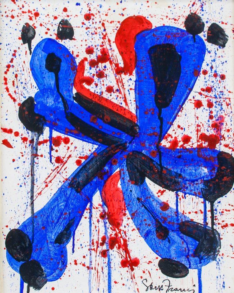 Sam Francis American Abstract Oil on Canvas