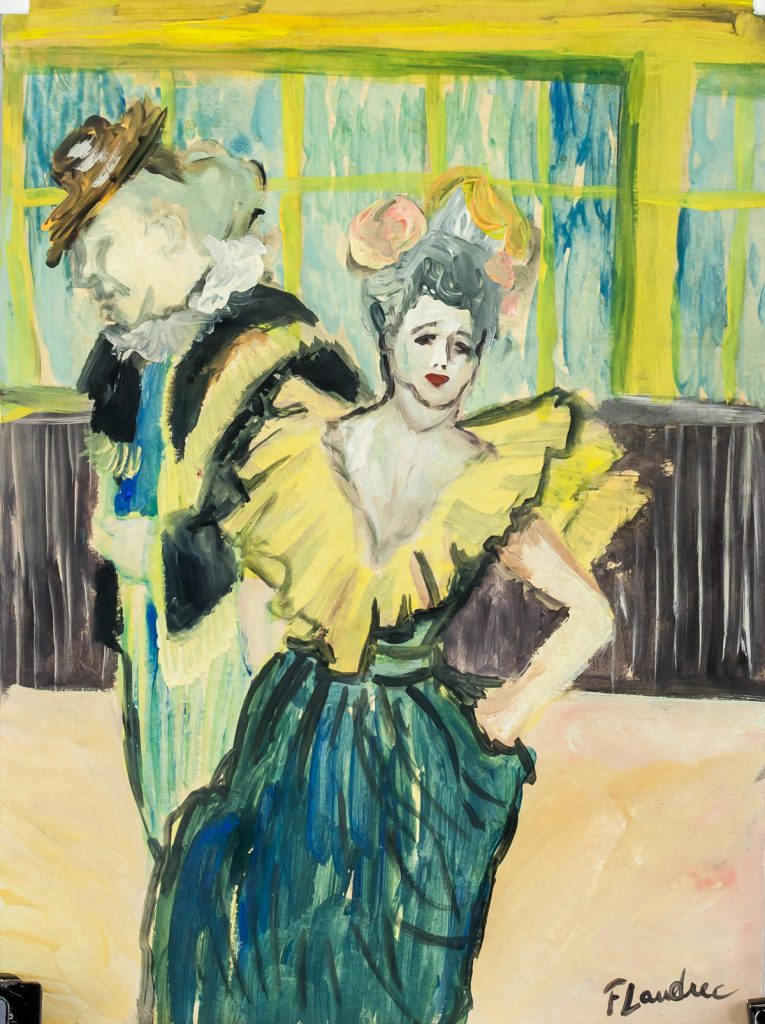 Henri de Toulouse-Lautrec French Gouache