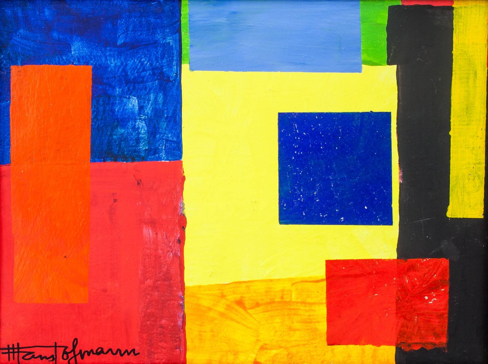 Hans Hofmann American Abstract Oil on Canvas