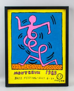 Keith Haring American Pop Art Oil on Canvas