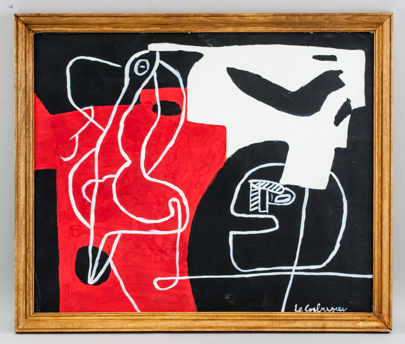 Le Corbusier Swiss-French Modernist Oil on Canvas for Auction at on May ...