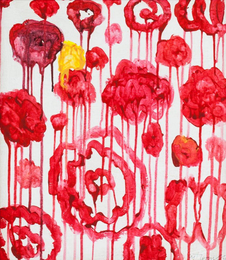 Cy Twombly American Abstract Oil on Canvas