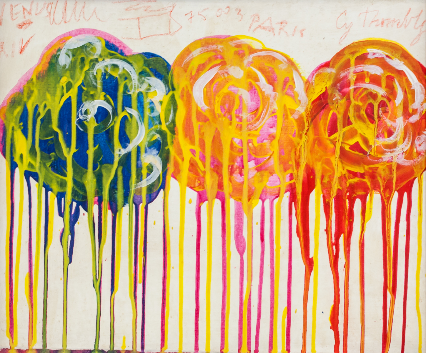 Cy Twombly American Abstract Oil on Canvas - June 6, 2019