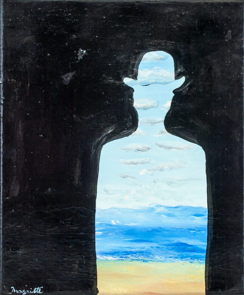 Rene Magritte Belgian Surrealist Oil on Canvas