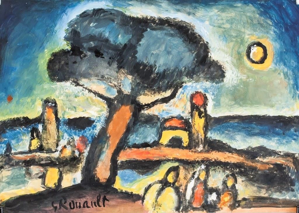 Georges Rouault French Fauvist Gouache on Paper