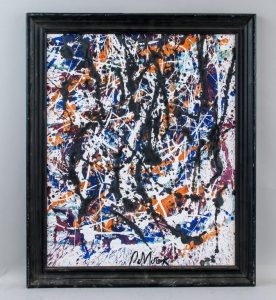 Jackson Pollock American Abstract Oil on Canvas