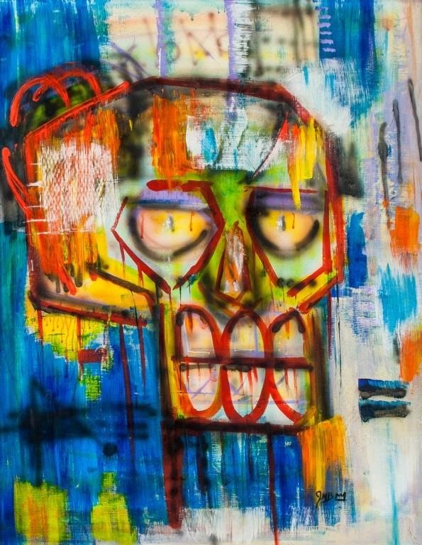 Jean-Michel Basquiat US Pop Art Oil on Canvas