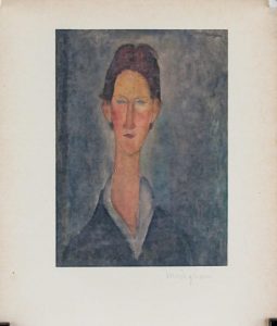 Amedeo Modigliani Italian Fauvist Signed Litho