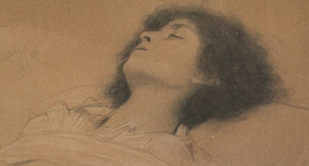 Gustav Klimt Austrian Art Nouveau Signed Litho