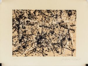 Jackson Pollock American Abstract Signed Litho AP
