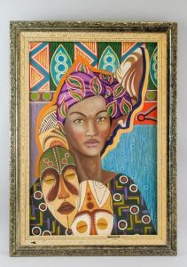 Lois M. Jones American Harlem Oil on Canvas 1956
