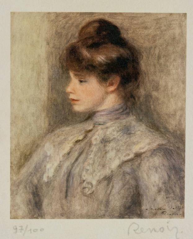 Pierre-Auguste Renoir French Signed Litho 97/100