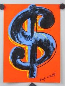 Andy Warhol American Pop Art Gouache "AW48.92"