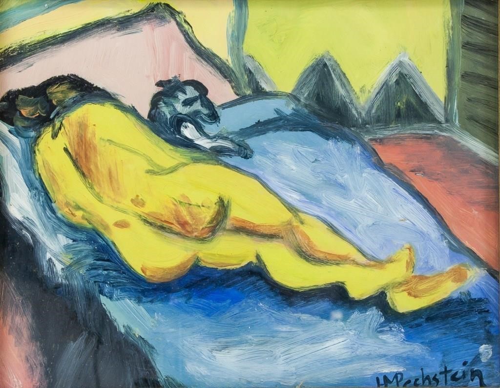 Max Pechstein German Expressionist Gouache