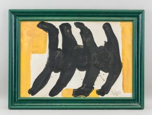 Robert Motherwell American Abstract Oil on Canvas