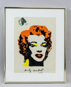 Andy Warhol American Pop Art Gouache Monroe
