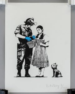 Banksy British Pop School Silkscreen 8/250