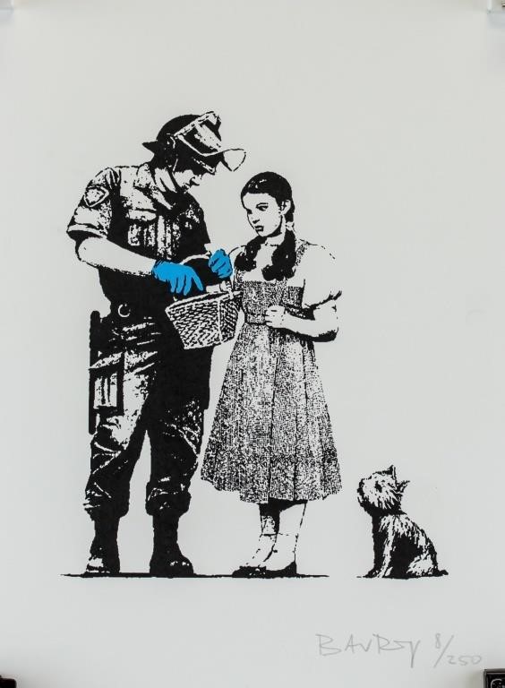 Banksy British Pop School Silkscreen 8/250