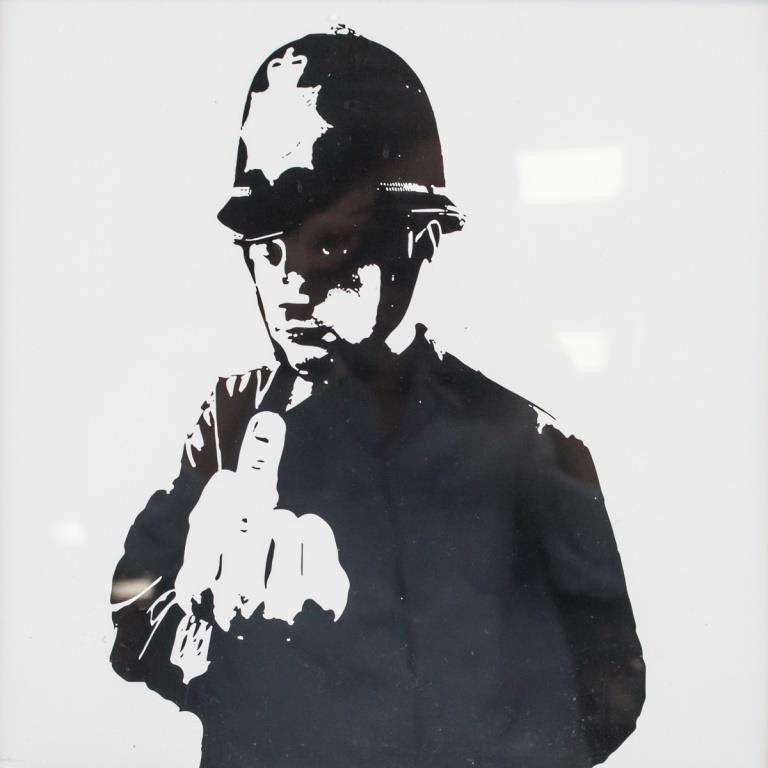 Banksy British Pop Vinyl EP Cover "Rude Copper"