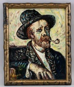 Dutch Impressionist Oil on Canvas Signed Vincent
