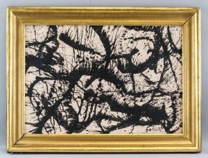 Jackson Pollock American Abstract Oil on Canvas