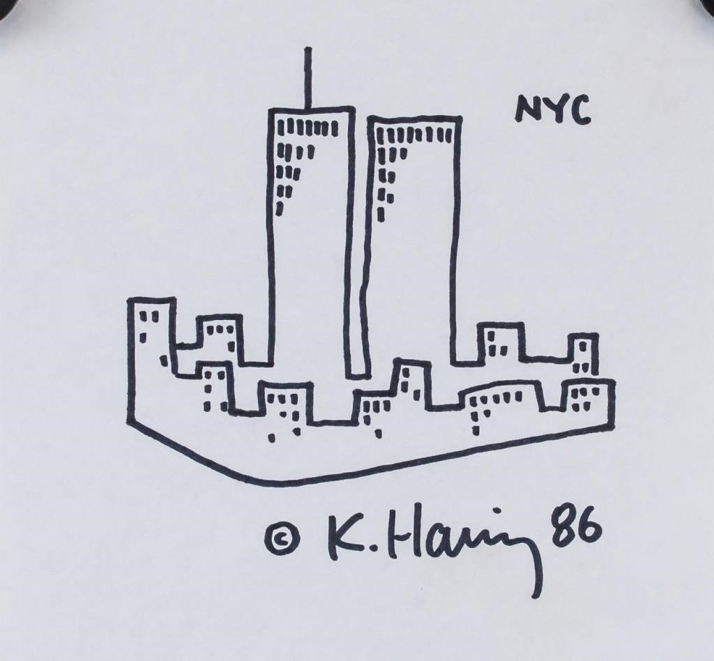 Keith Haring American Pop Signed Marker on Paper