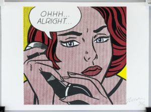 Roy Lichtenstein American Pop Signed Litho 16/100