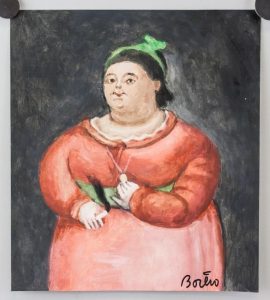 Fernando Botero Colombian Tempera Wakefield Galler