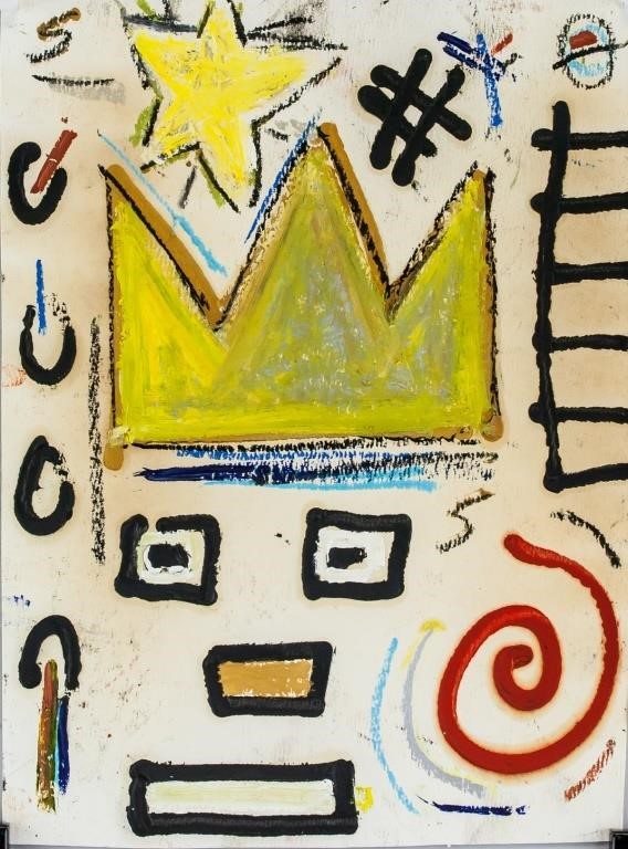 Jean-Michel Basquiat Mixed Media Board Provenance