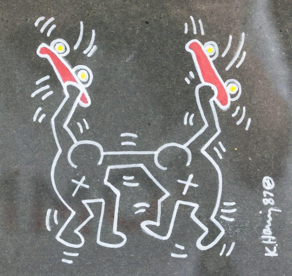 Keith Haring 1987 American TONY SHAFRAZI GALLERY