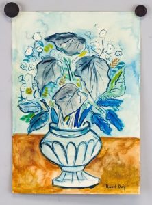 Raoul Dufy French Fauvist Mixed Media Floral