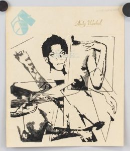 Andy Warhol American Pop Ink on Paper Basquiat COA