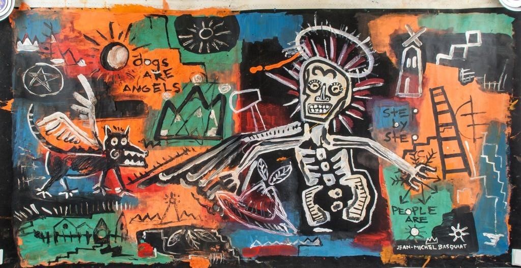 Motiveren Jaar Van storm Jean-Michel Basquiat Graffiti For Auction at on Dec 5th, 2019 | 888 Auctions